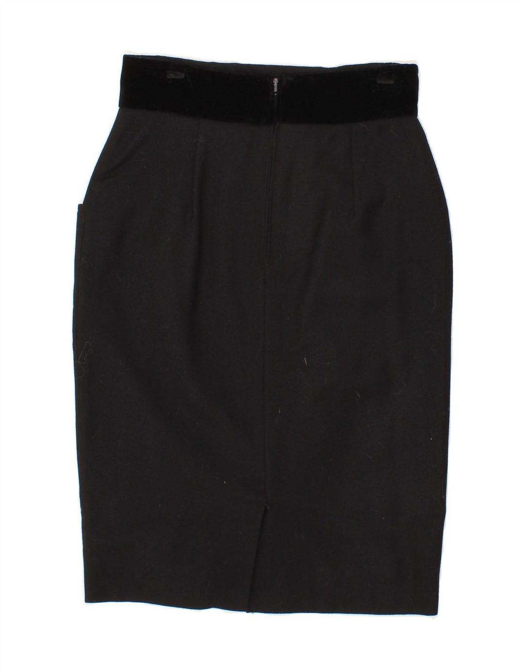 VINTAGE Womens Pencil Skirt IT 44 Medium W30  Black Vintage Vintage and Second-Hand Vintage from Messina Hembry 
