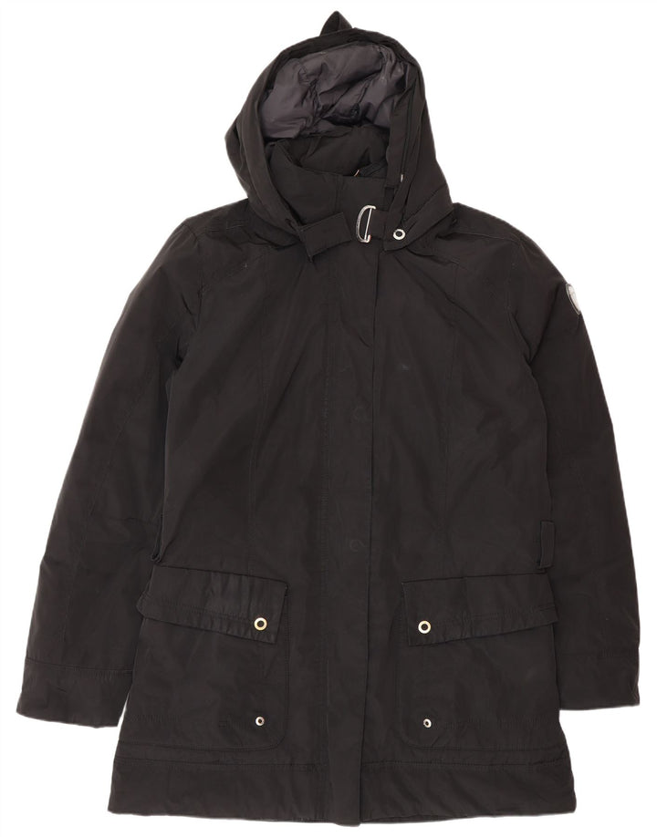 Cape Horn Herre Hooded Windbreaker Coat IT 48 Medium Sort Polyester