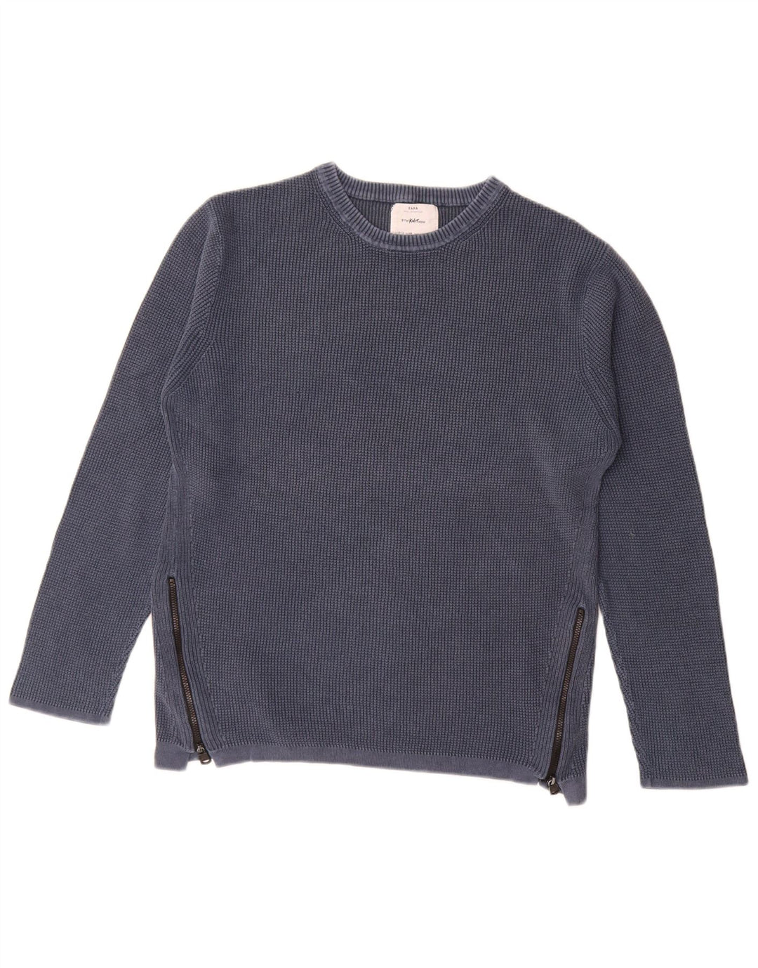 Zara Boys Crew Neck Jumper Sweater 13-14 Years Navy Blue