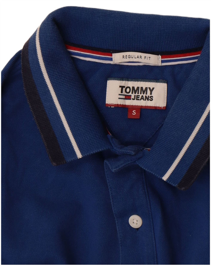 Tommy Hilfiger Mens Regular Fit Polo Shirt Small Blue