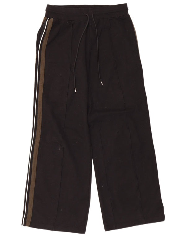 Marks & Spencer Pantalon de survêtement pour femme UK 44 Large Viscose rayée noire