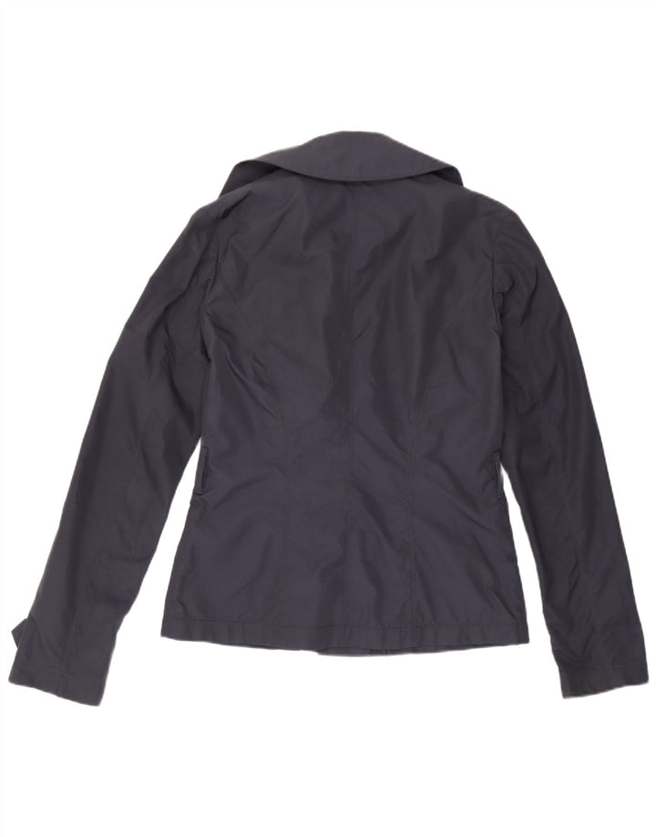 Trench corto da donna Refrigiwear UK 14 poliestere medio blu navy