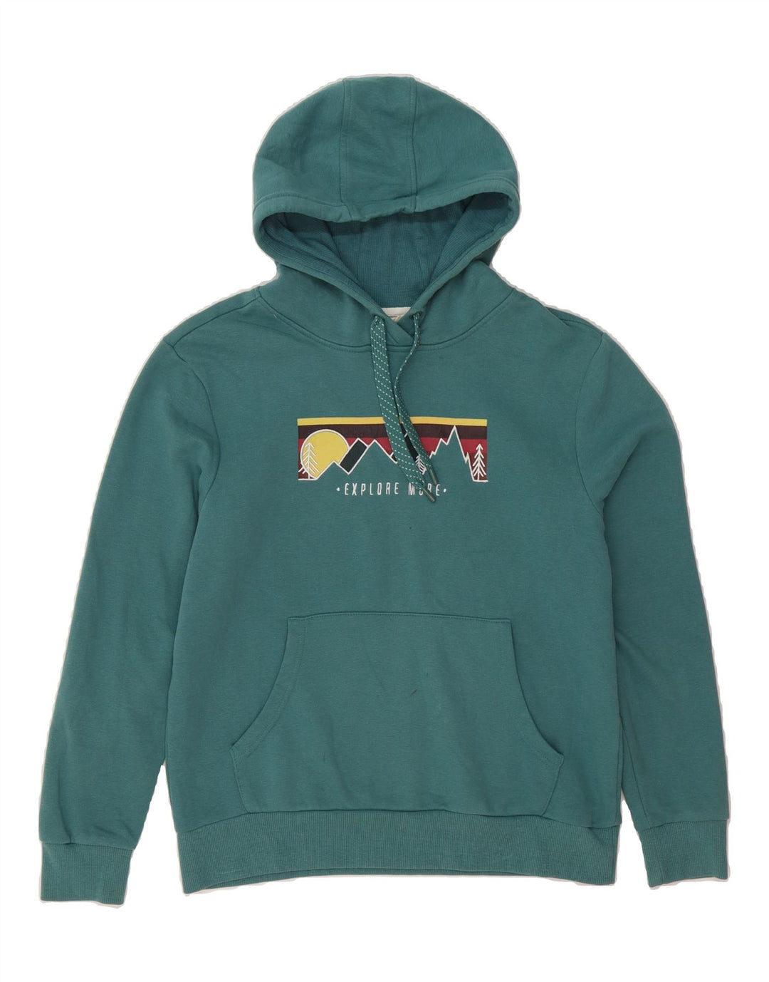 MOUNTAIN WAREHOUSE Womens Oversized Hoodie Jumper UK 8 Small  Green Vintage Mountain Warehouse and Second-Hand Mountain Warehouse from Messina Hembry 
