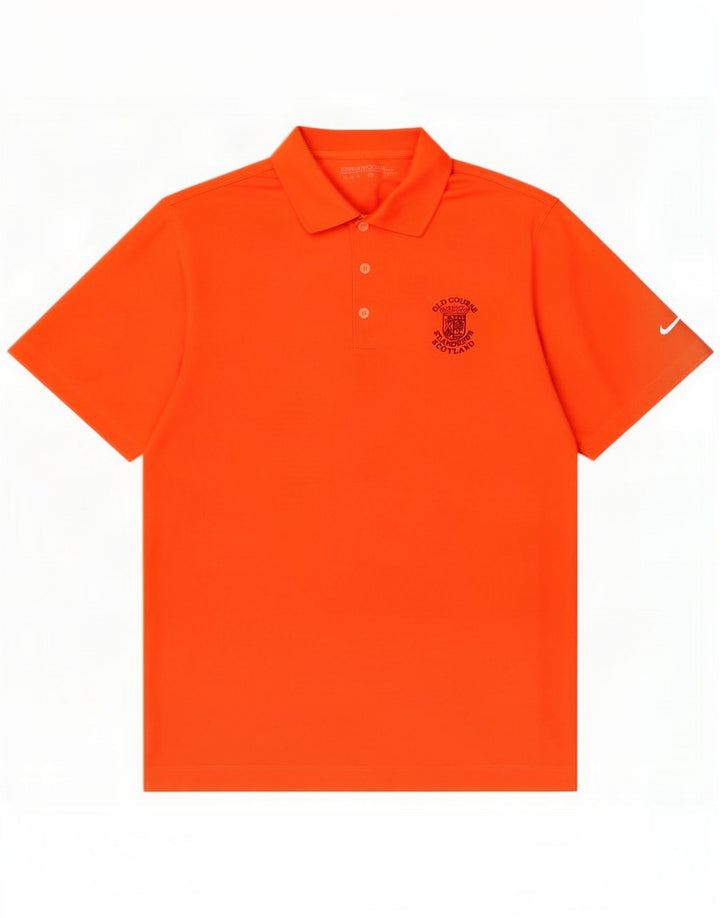 Męska koszulka polo Nike, średni pomarańczowy poliester