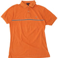 Gant Polo Homme Orange Moyen Rayé Coton