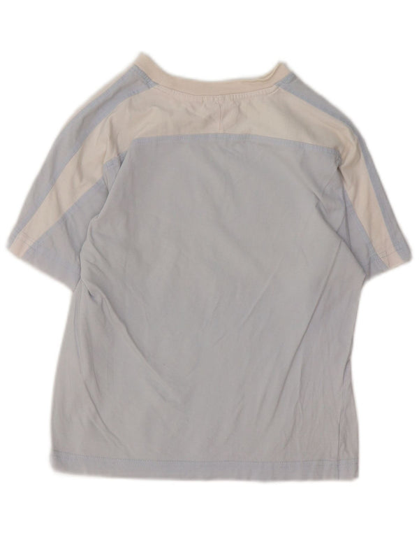 Puma piger grafisk t-shirt top 7-8 år blå farveblok