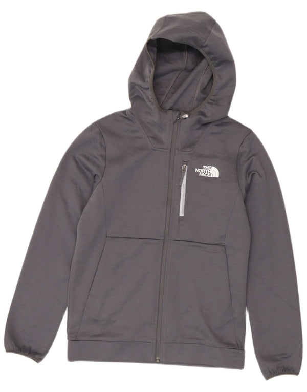 Felpa con cappuccio e zip per ragazzi The North Face 14-15 anni XL poliestere grigio