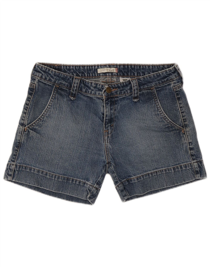 LEVI'S Womens 545 denimshorts US 10 Large W32 Blue Cotton