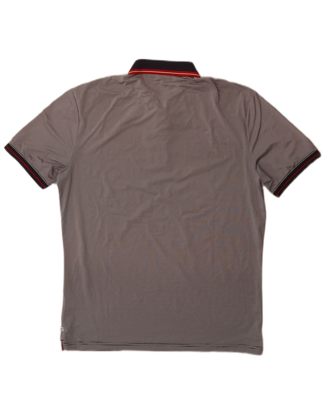 Calvin Klein Polo Homme Gris Moyen Rayures Polyester