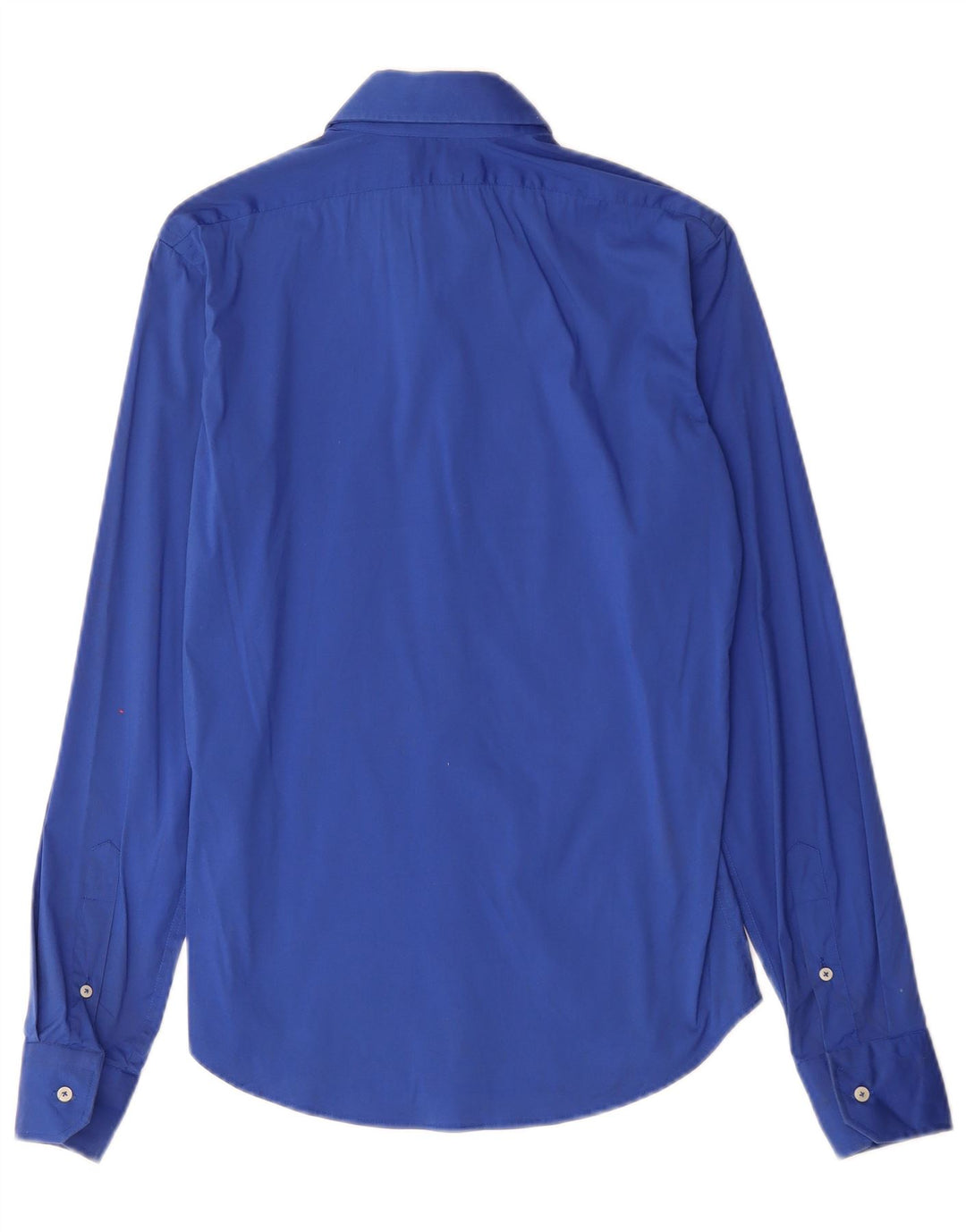 ZARA Mens Slim Fit Shirt Small Blue Cotton