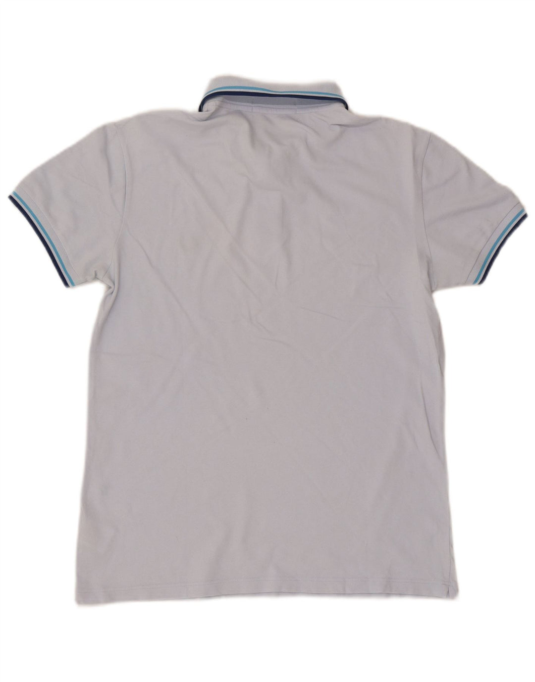 Fred Perry Ανδρικό πουκάμισο πόλο με μεσαίο μπλε βαμβακερό ριγέ