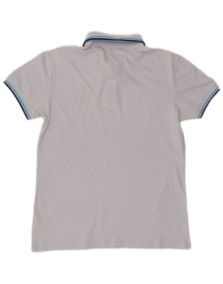 Fred Perry Ανδρικό πουκάμισο πόλο με μεσαίο μπλε βαμβακερό ριγέ