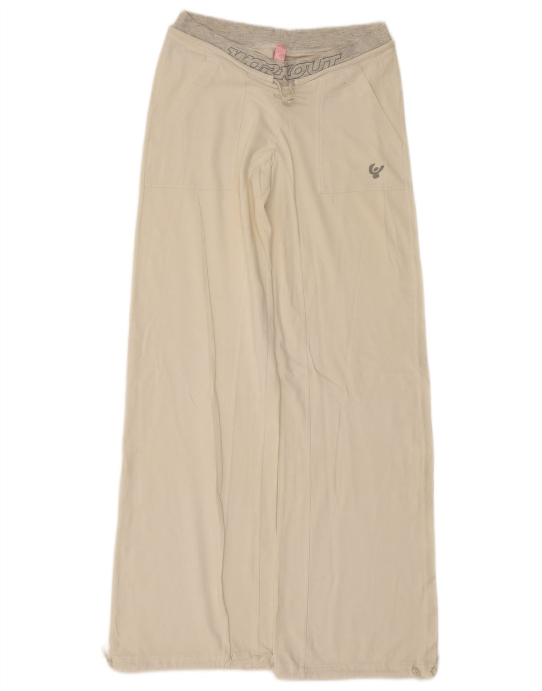 Freddy Womens Graphic Tracksuit Trousers UK 12 Medium White Colourblock