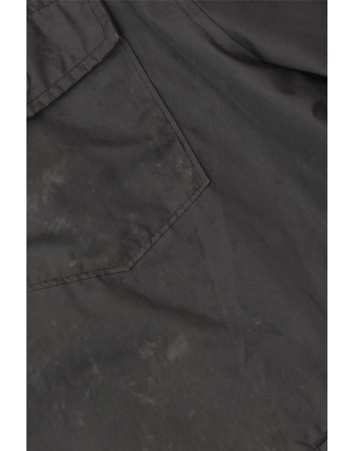 Levi's Mens Hooded Windbreaker Jacket UK 38 Medium Black Polyester