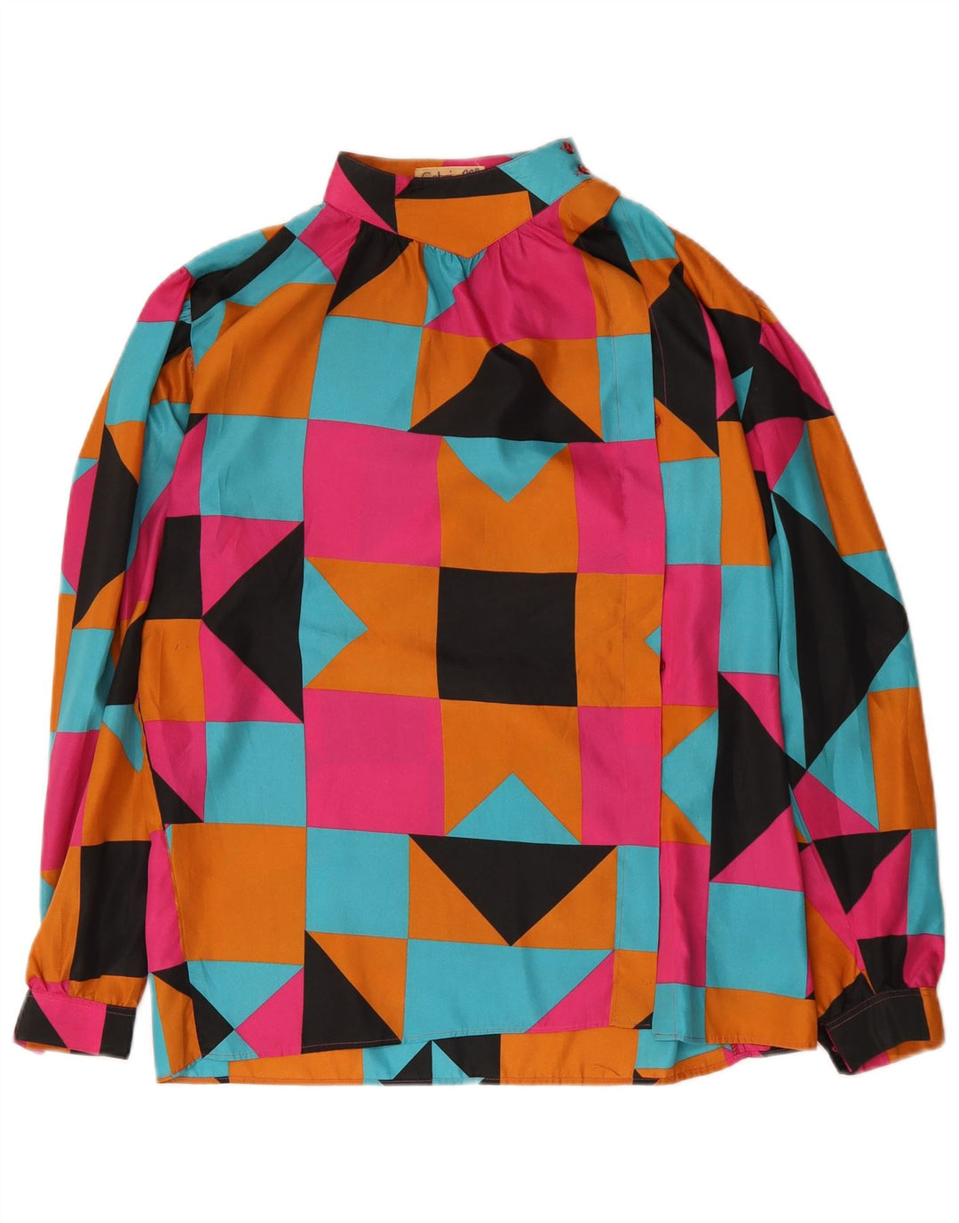 Gabrielle Womens Shirt Blouse IT 44 Medium Multicoloured Geometric