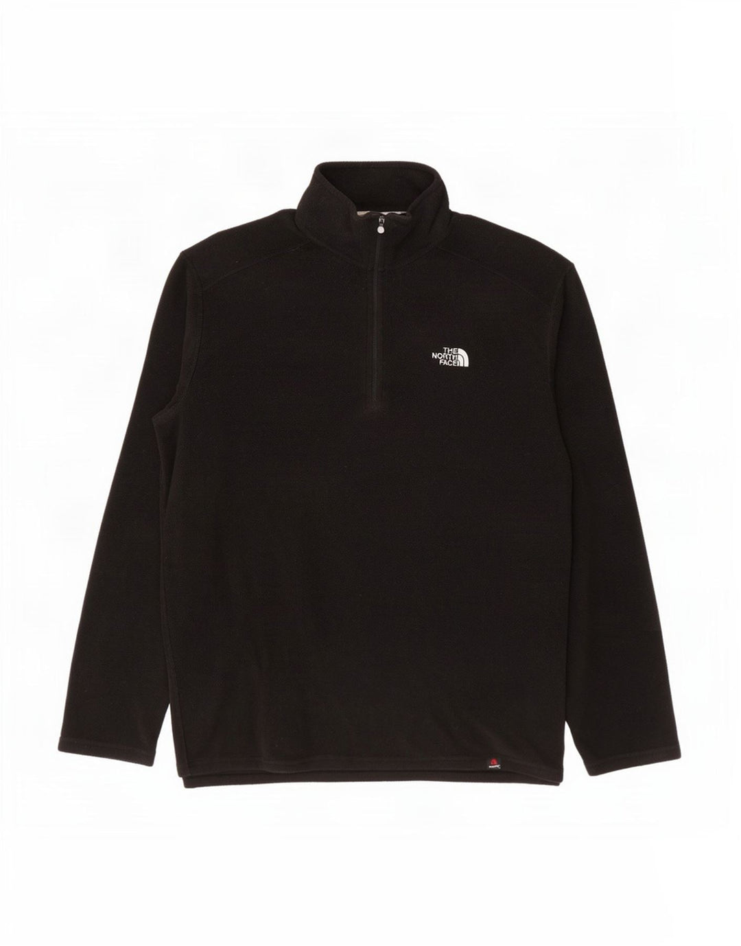 The North Face Herren-Fleecepullover mit Reißverschluss am Hals, Mittelschwarzes Polyester
