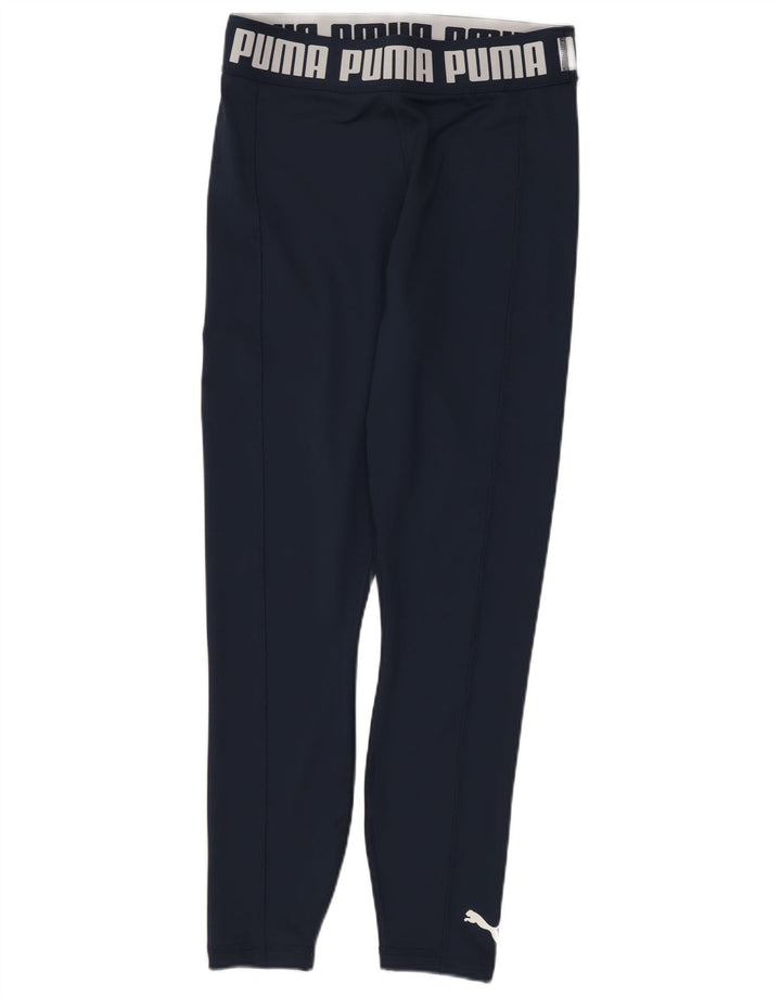 Γυναικεία γραφικά κολάν Puma UK 10 Small Navy Blue