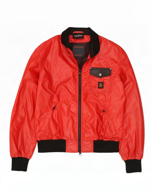 Refrigiwear Chaqueta bomber para hombre Sixty spa UK 40 Large Red Colourblock