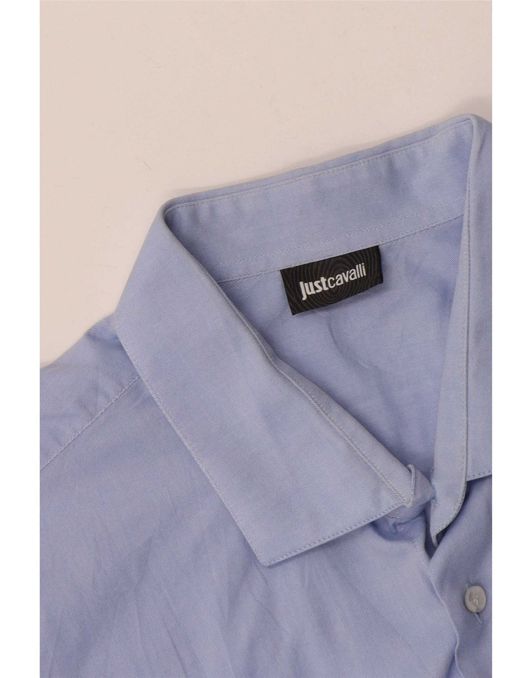 Just Cavalli Chemise homme Taille 45 17 3/4 XL Bleu