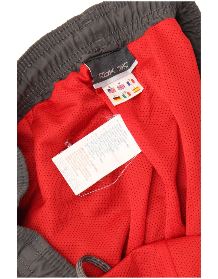 REEBOK Mens Tracksuit Trousers Medium  Grey Polyester