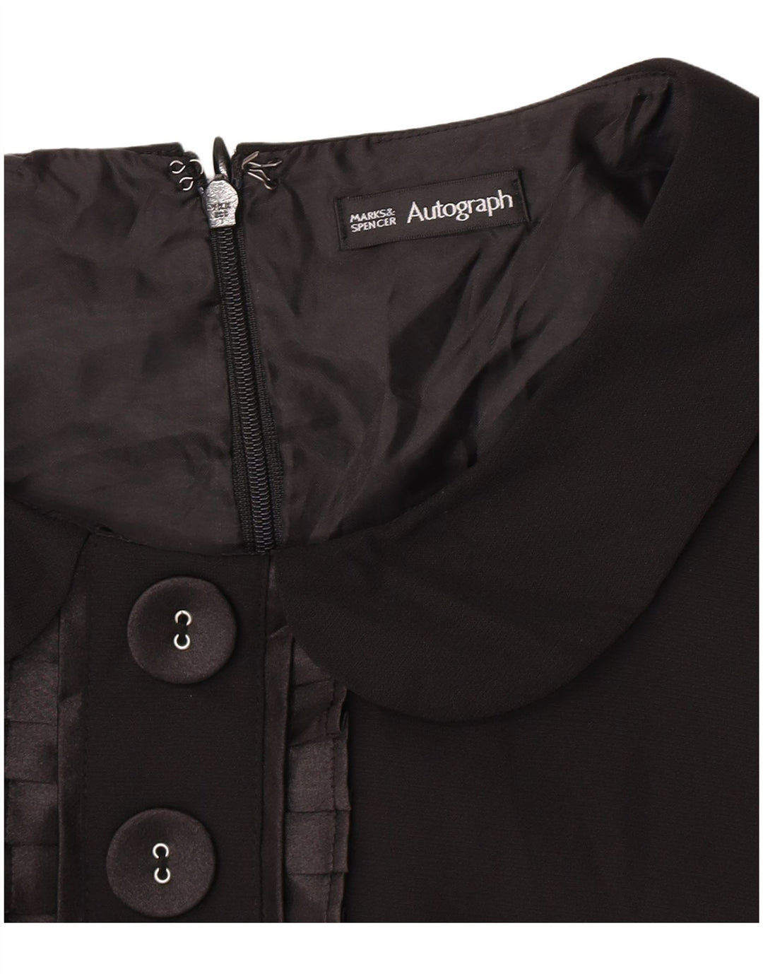 Marks & Spencer Robe droite autographe pour femme UK 14 Noir moyen