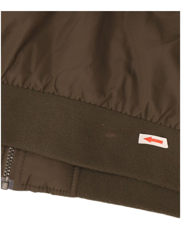 Avirex Mens Bomber Jacket UK 42 XL Khaki Polyester