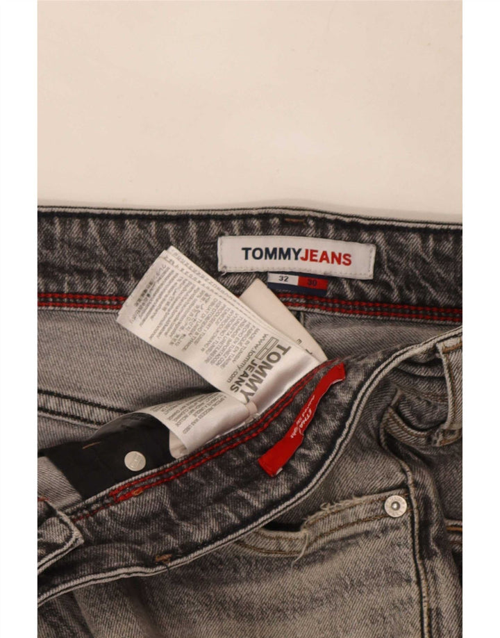 Tommy Hilfiger Mens Slim Jeans W32 L30 Grey Cotton