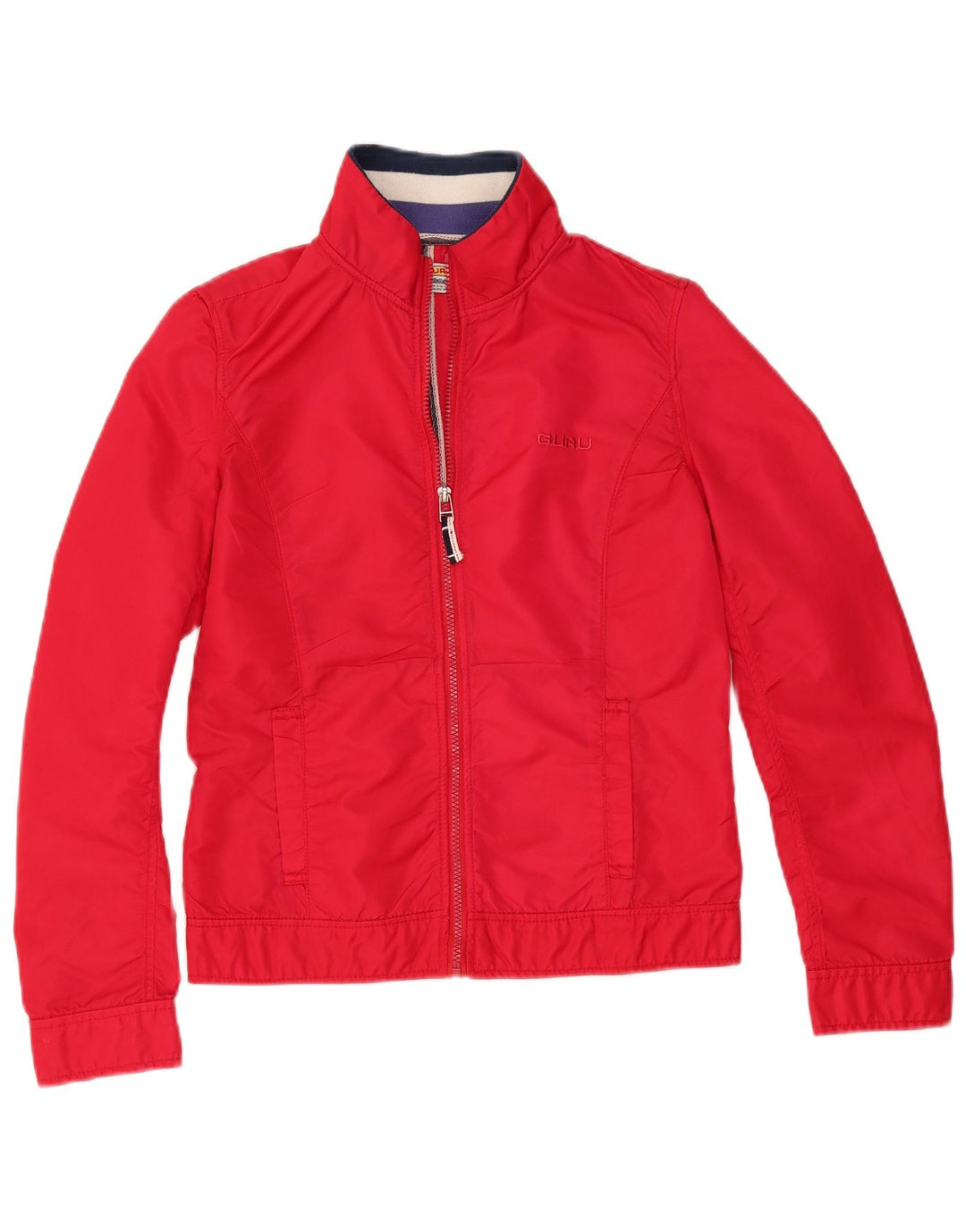 GURU Womens Bomber Jacket UK 12 Medium Rød Nylon