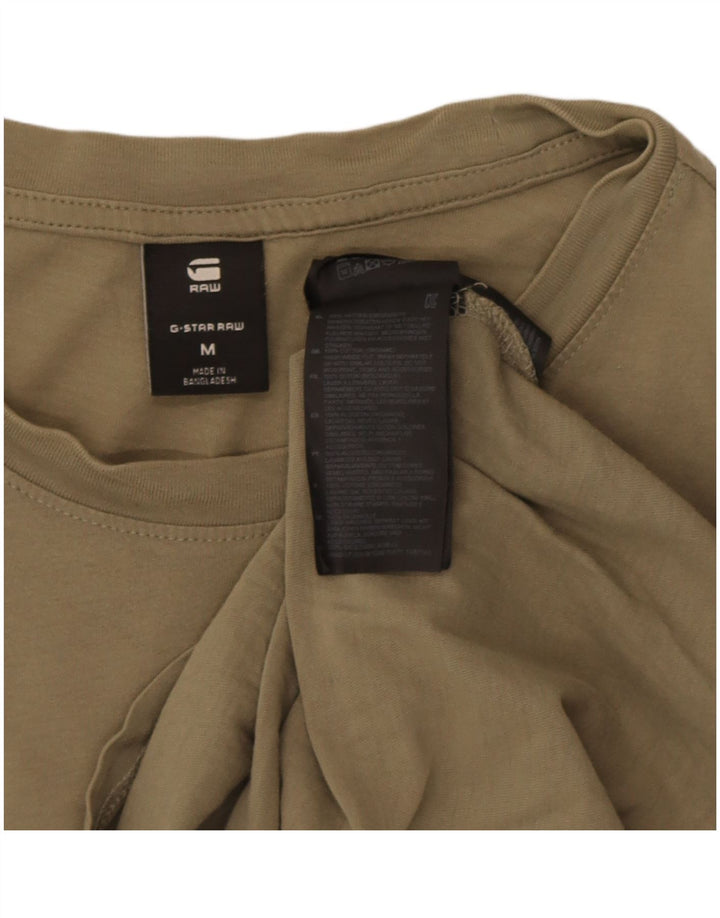 G-Star Herre T-Shirt Top Medium Khaki Bomuld