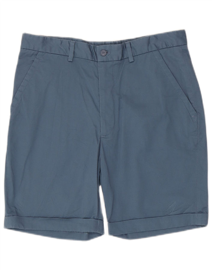 Zara Herre Chino Shorts EU 40 Medium W31 Blå Bomuld