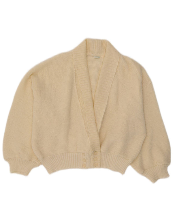 Pulover cardigan supradimensionat pentru femei Creation IT 40 mic acrilic alb murdar