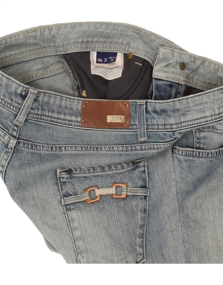TRUSSARDI Womens Slim Jeans W32 L33 Blue Cotton Vintage Trussardi and Second-Hand Trussardi from Messina Hembry 