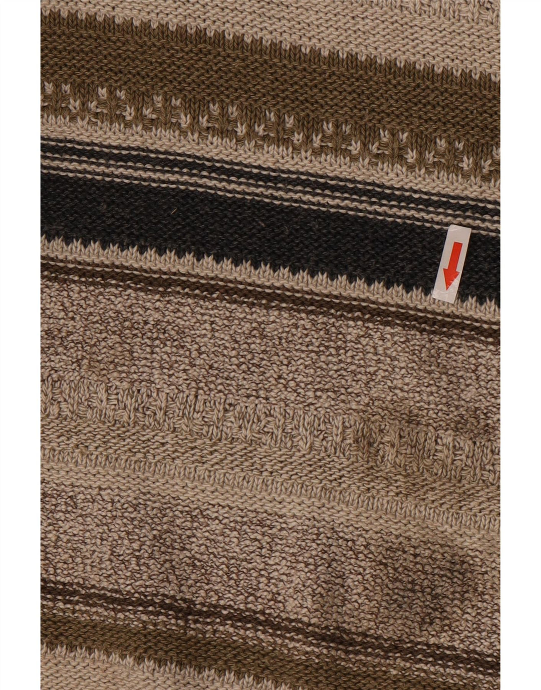 Angelo Litrico Mens Boat Neck Jumper Sweater Medium Grey Striped Cotton
