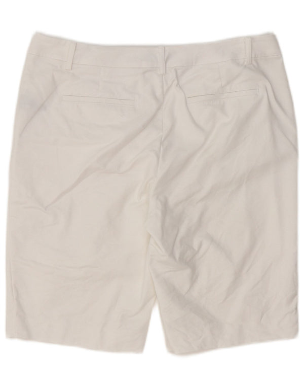 Ralph Lauren Dame Chino Shorts US 10 Large W34 White Bomuld