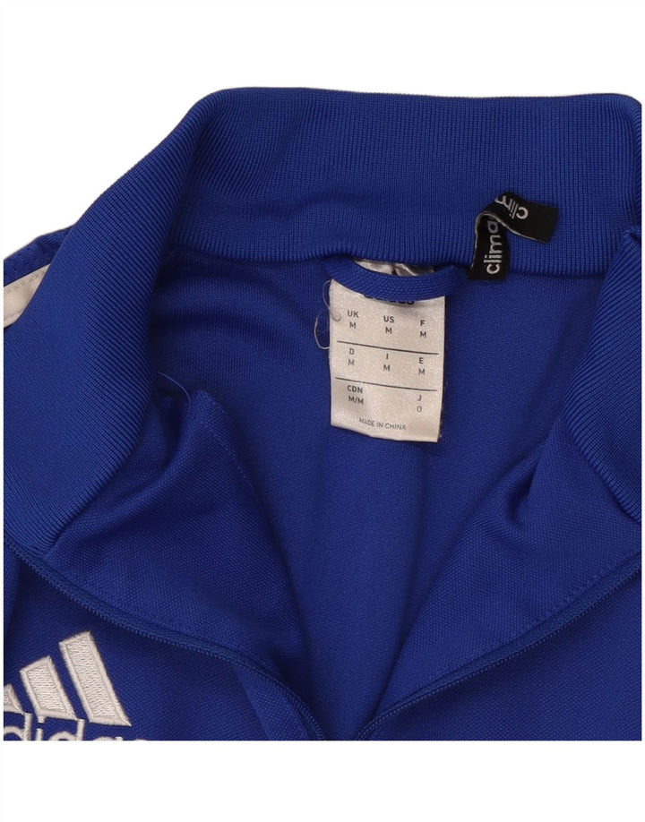 ADIDAS Herre Climalite Pullover træningsdragt Top Medium Blue Colourblock