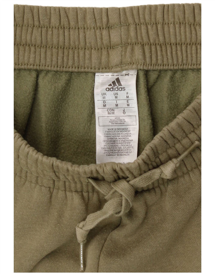 Adidas Mens Tracksuit Trousers Joggers Medium  Khaki Cotton