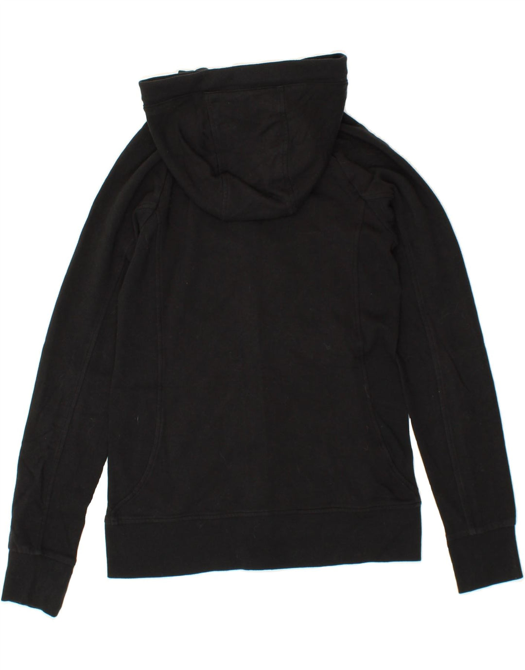 EDDIE BAUER Womens Zip Hoodie Sweater UK 6 XS Black Cotton Vintage Eddie Bauer and Second-Hand Eddie Bauer from Messina Hembry 
