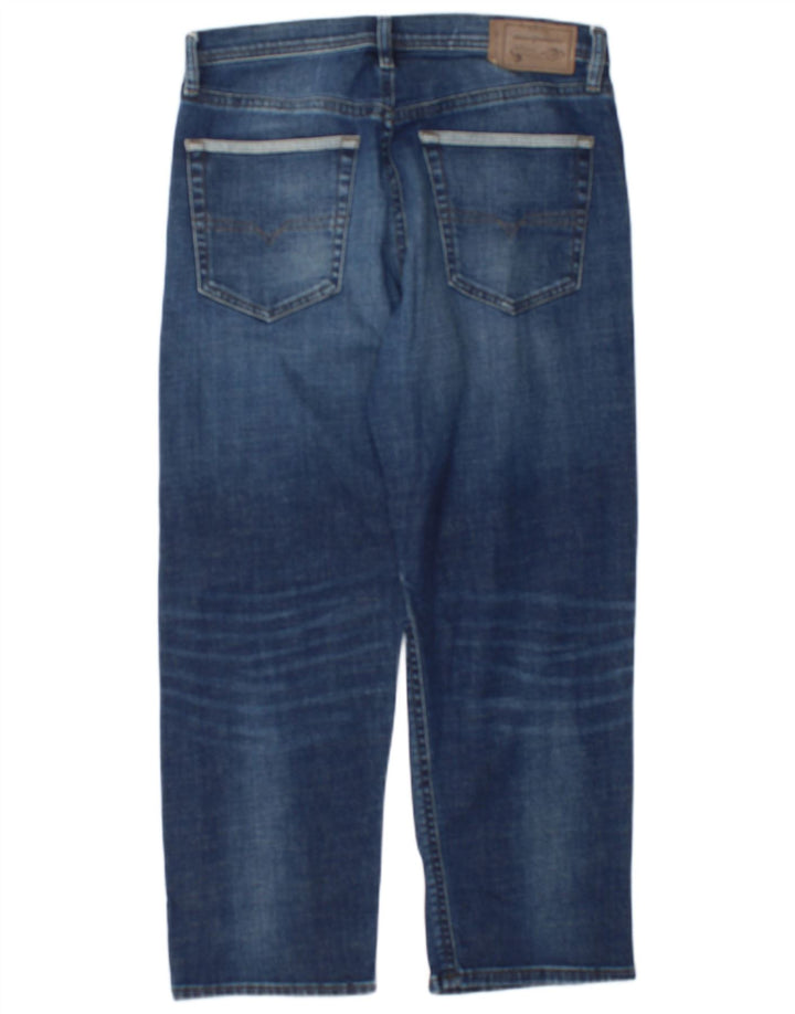 Diesel Mens Khiro Regular Straight Jeans W31 L26 Blue Cotton