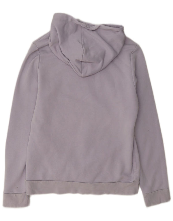 Adidas Damen Graphic Hoodie Pullover UK 8/10 Small Lila Baumwolle