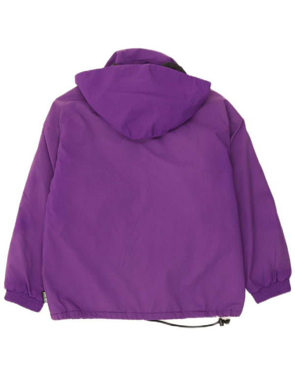 Mello's Herren Gore-Tex Hooded Loose Fit Windjacke UK 34 XS Lila