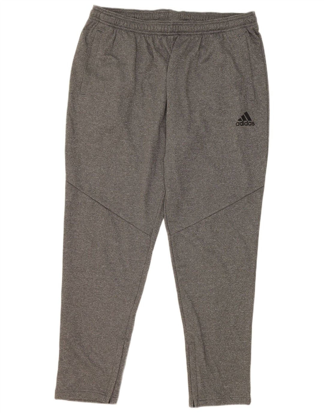 Adidas Træningsdragtsbukser til mænd XL Grå Flecked Polyester