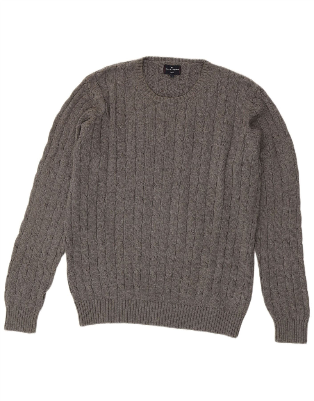 Marks & Spencer Mens Blue Harbour Crew Neck Jumper Sweater Large Grey