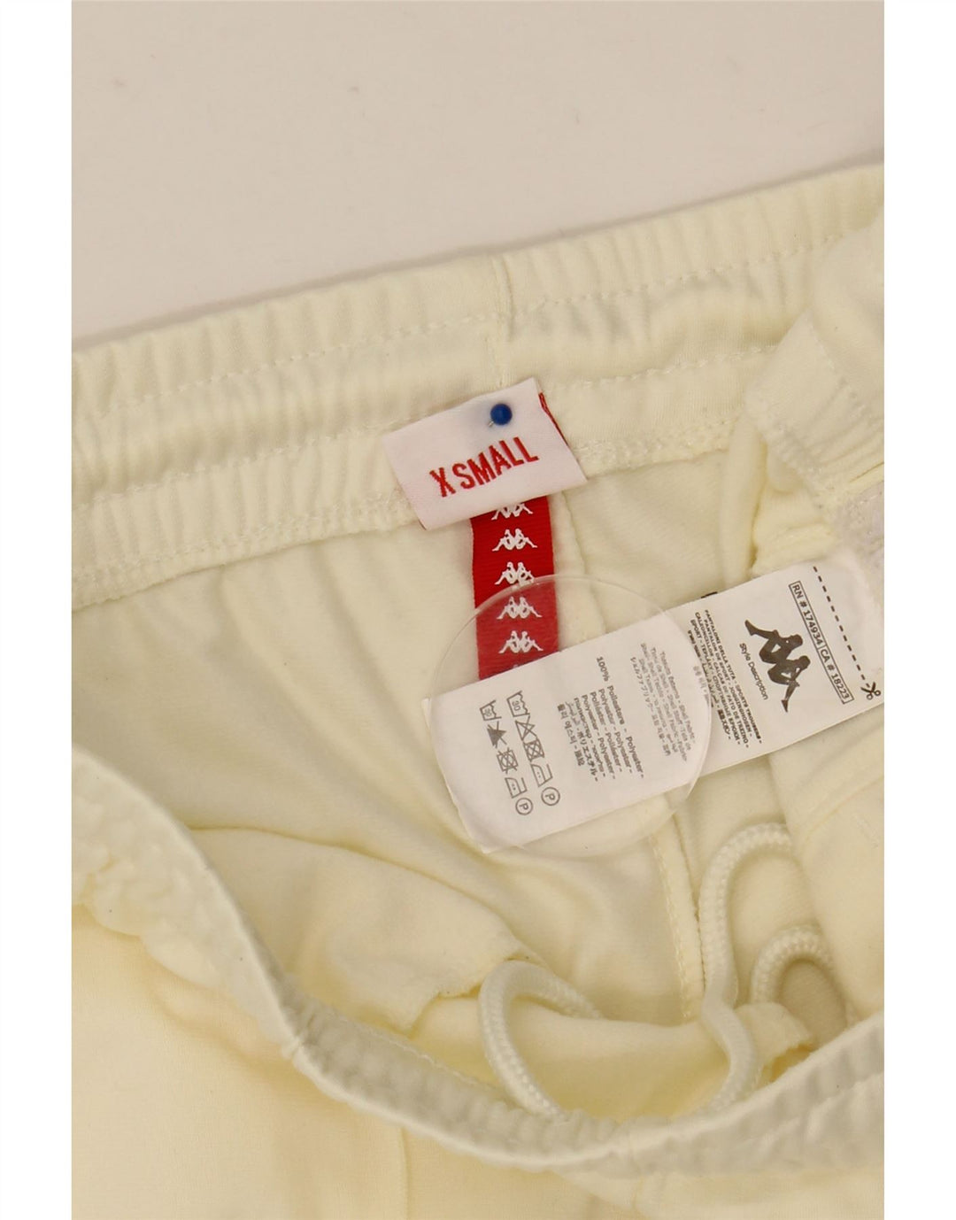 Kappa Herre grafisk træningsdragt Bukser Jogger XS Off White Polyester