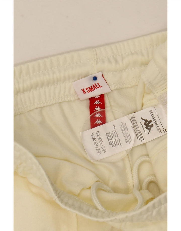 Kappa Herre grafisk træningsdragt Bukser Jogger XS Off White Polyester