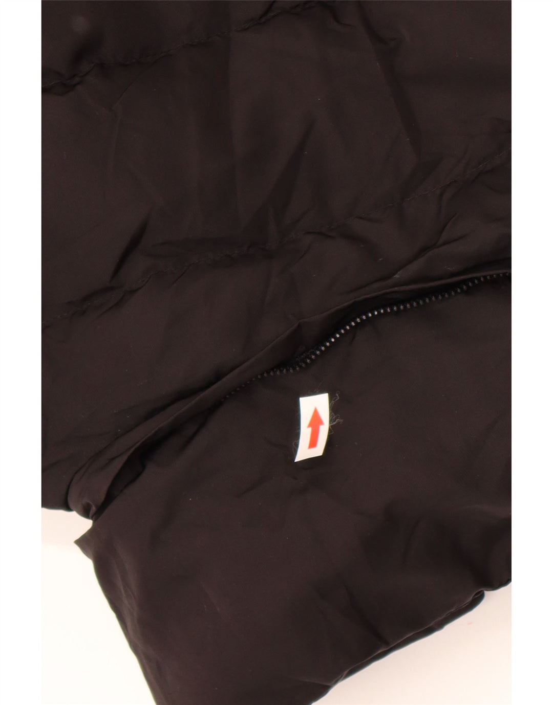 Zara Mujer Abrigo Acolchado UK 44 Mediano Negro
