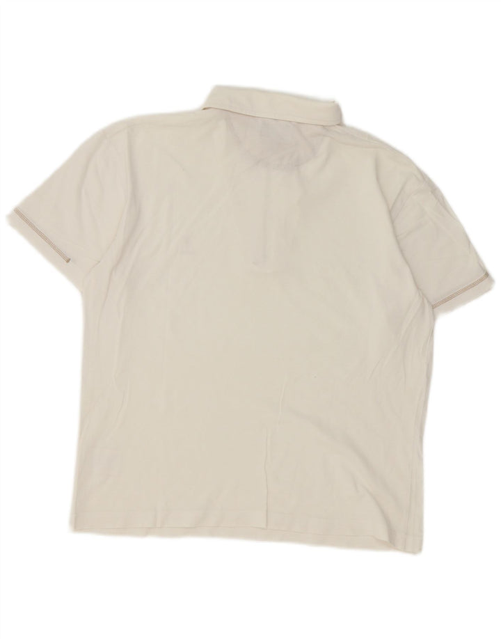 Trussardi Jeans Herre poloshirt Lille hvid bomuld