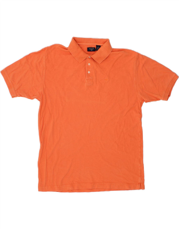 DOCKERS Mens Polo Shirt XL Orange Cotton Vintage Dockers and Second-Hand Dockers from Messina Hembry 