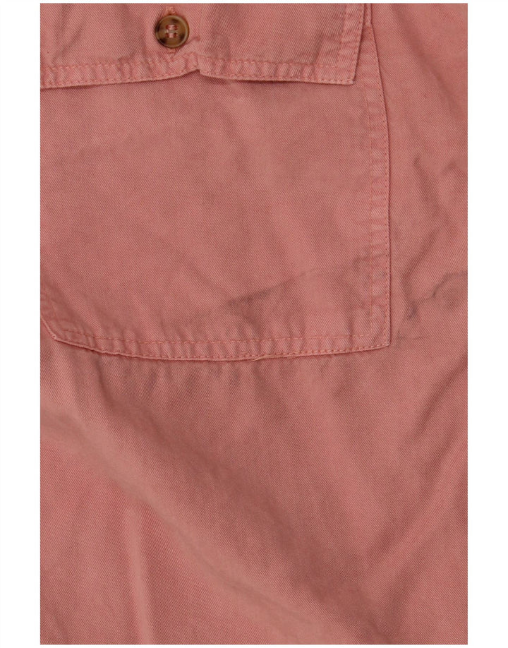 Topshop Womens Overshirt Oversized Shirt UK 10 Small Pink Lyocell