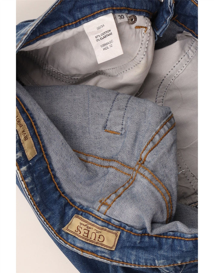 Blugi Guess Bootcut pentru femei W30 L30 Bumbac albastru