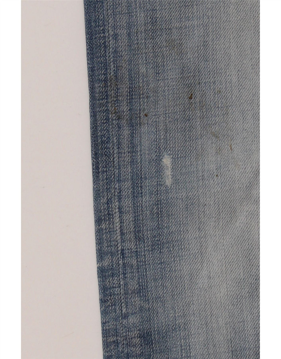 Energie Mens Distressed Straight Jeans W34 L36 Blue Cotton